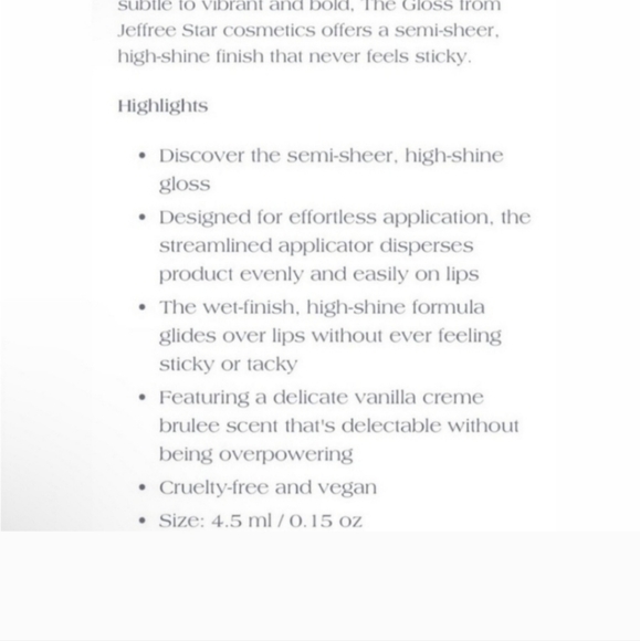 Jeffree Star The Gloss In Body Count - Picture 2 of 3